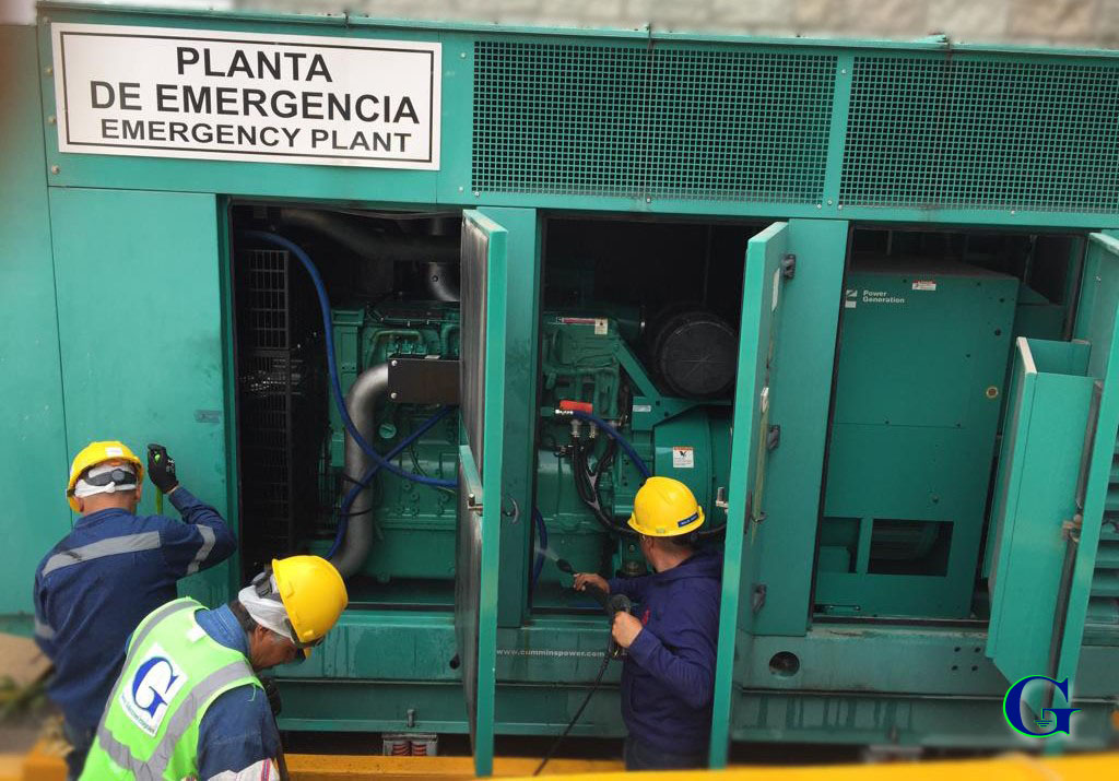 Mantenimiento e instalación de plantas de emergencia